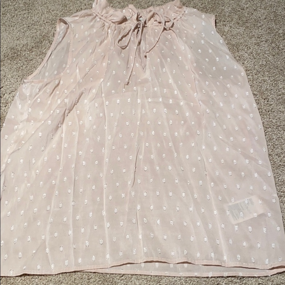 Blush pink blouse